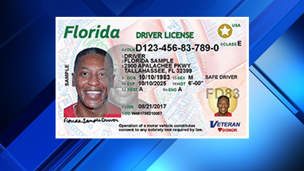 florida drivers license font